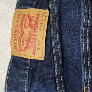 Gently used Levi's 511 jeans size 36 length 30